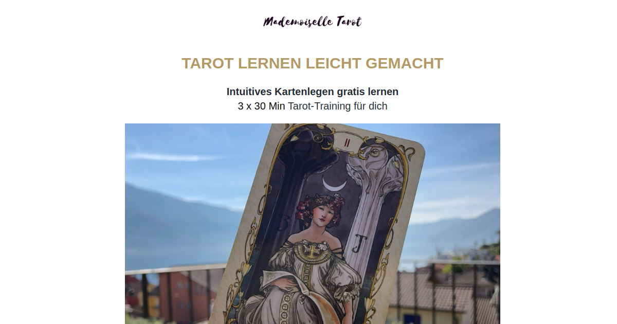 Tarot Lernen