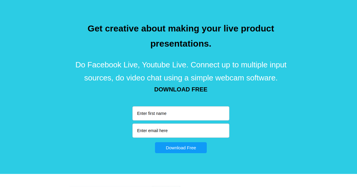 ManyCam Webcam Software is a video enhancement software to enhance ...