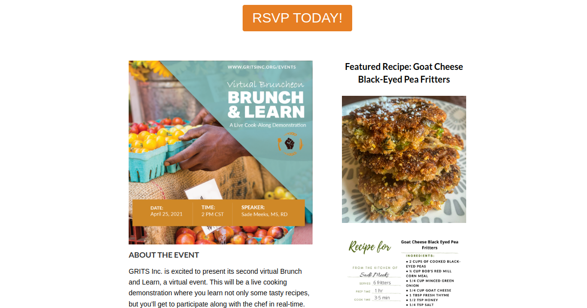 Brunch & Learn GRITS