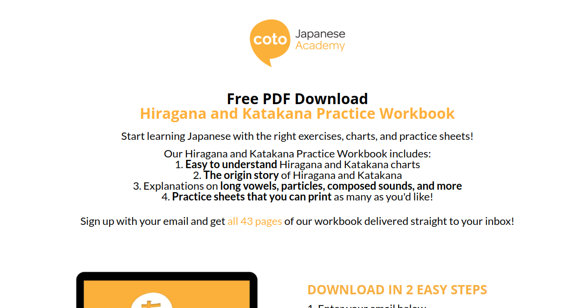 Learn Japanese Hiragana And Katakana Coto Academy