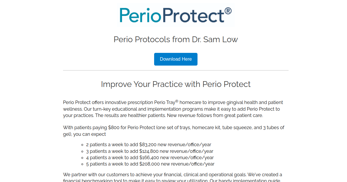Perio Protect for DSO Practices