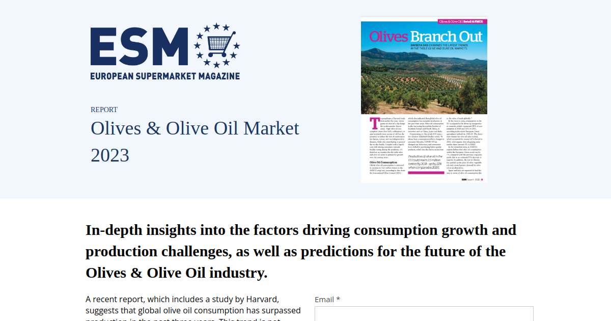 Olives & Olive Oil Market Report 2023