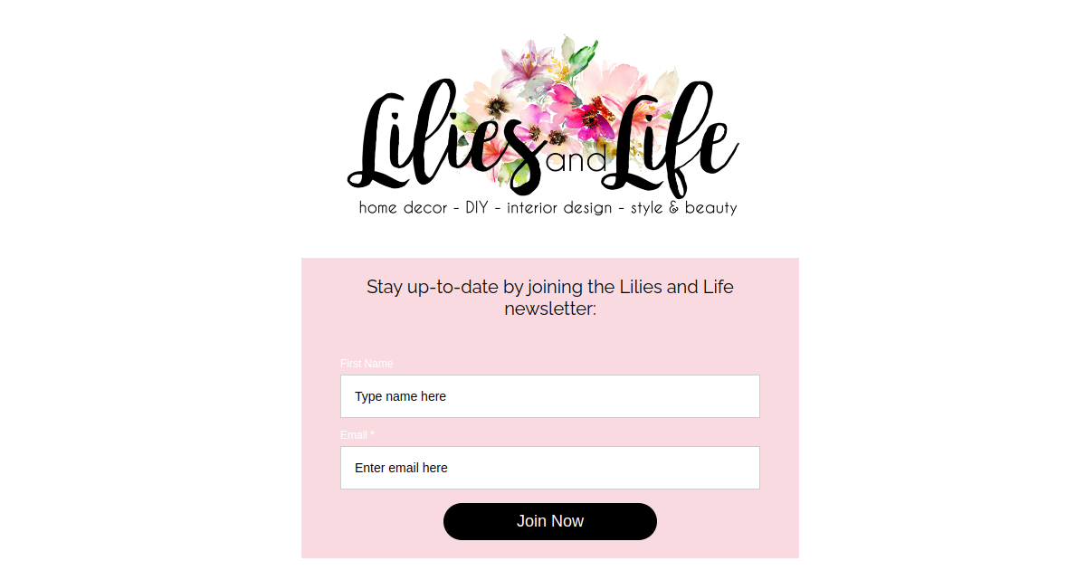 Sign Up For Email List Template